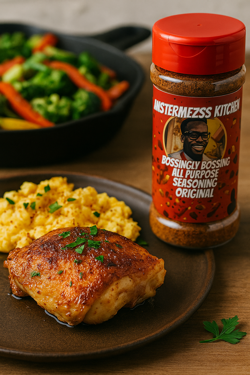 Bossingly Baked Chicken Thighs