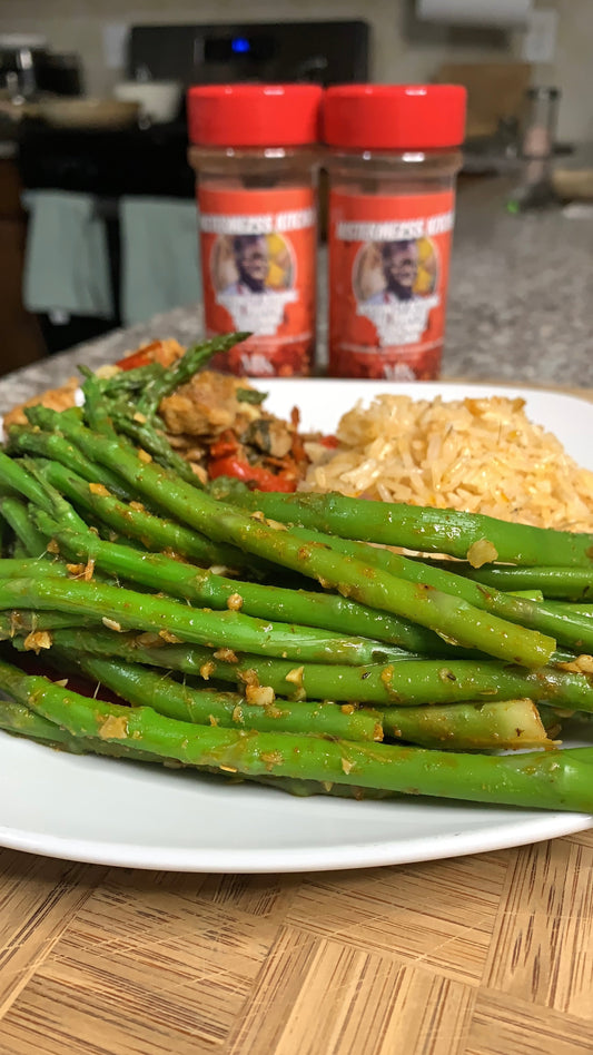 Air Fryer Asparagus (Bossingly Style)