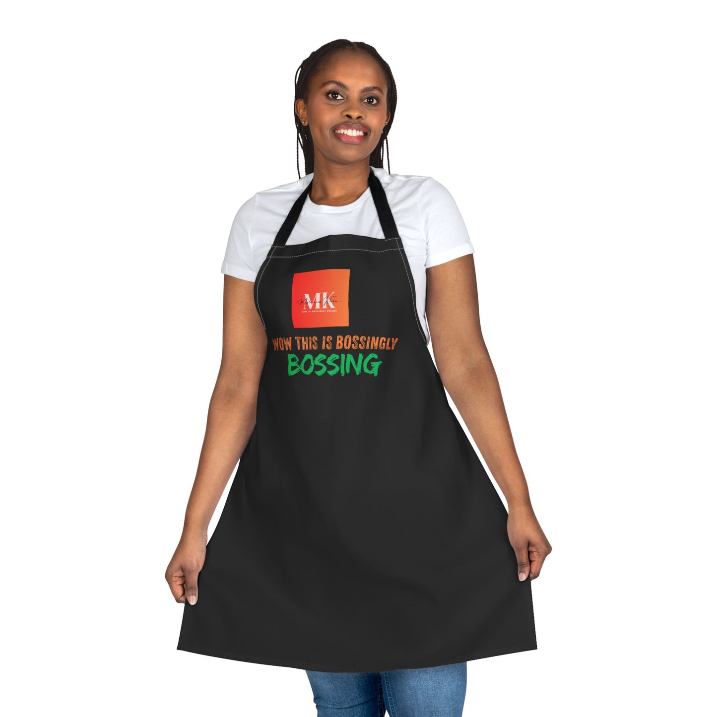 Apron with 5-Color Straps, "Wow This Is Bossingly Bossing" Cooking Gift, Kitchen Chef Apron, Unique Gift for Foodies, Funny Cooking [...]