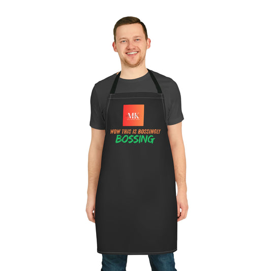 Apron with 5-Color Straps, "Wow This Is Bossingly Bossing" Cooking Gift, Kitchen Chef Apron, Unique Gift for Foodies, Funny Cooking [...]