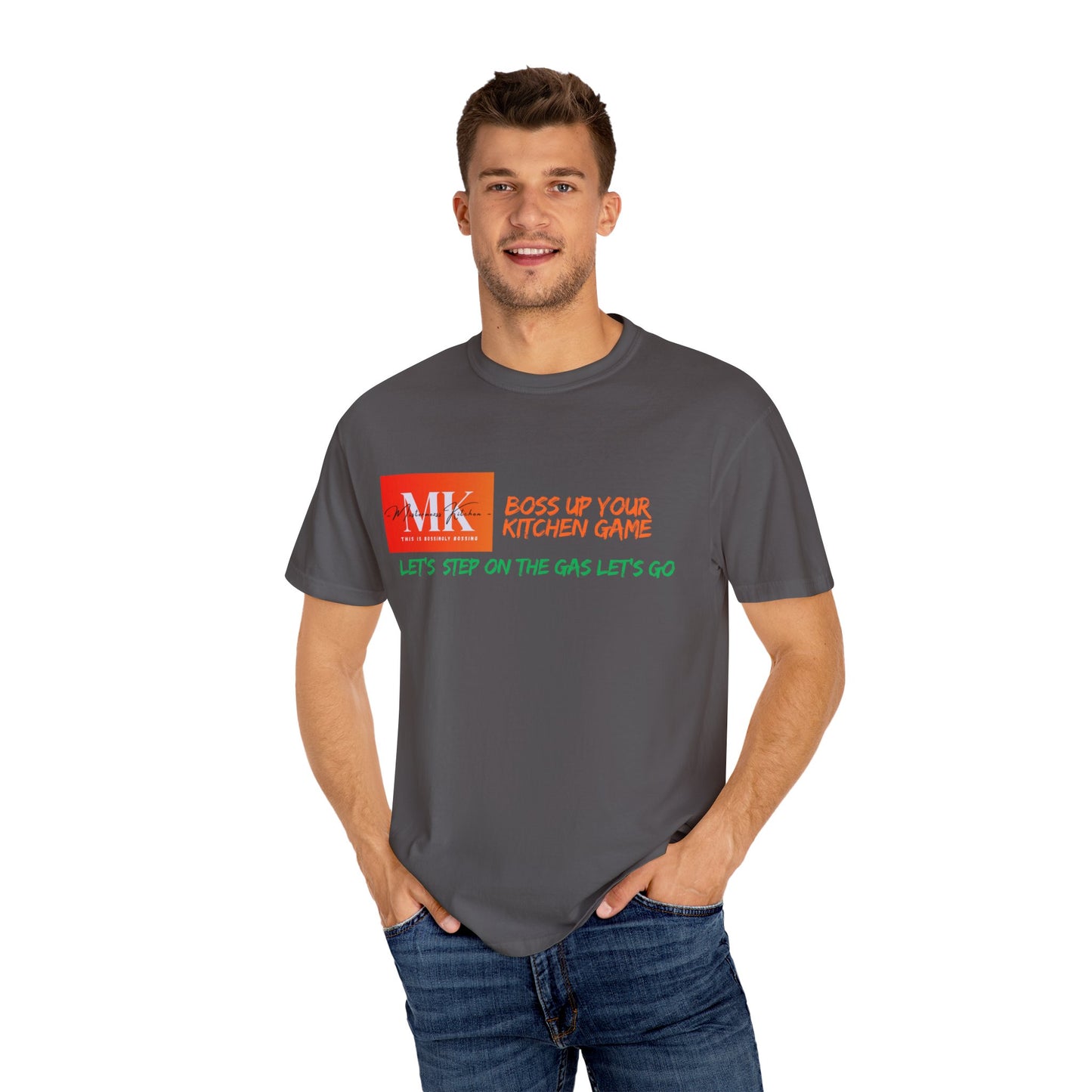 Stylish Cooking T-Shirt - Boss Up Your Kitchen Game, Gift for Foodies, Cook Enthusiast Apparel, Fun Cooking Tees, Unisex Casual Wear