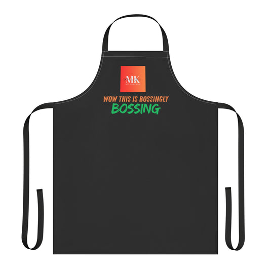 Apron with 5-Color Straps, "Wow This Is Bossingly Bossing" Cooking Gift, Kitchen Chef Apron, Unique Gift for Foodies, Funny Cooking [...]