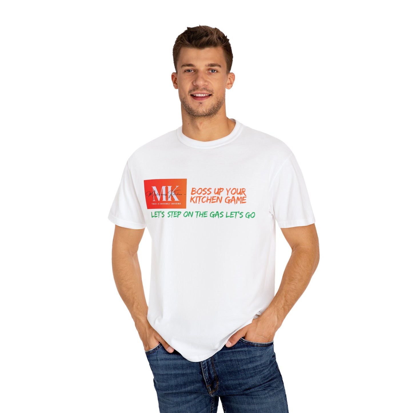 Stylish Cooking T-Shirt - Boss Up Your Kitchen Game, Gift for Foodies, Cook Enthusiast Apparel, Fun Cooking Tees, Unisex Casual Wear